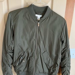 Green Bomber Jacket